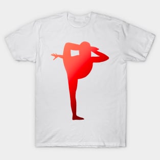 A contortionist doing a side scorpion T-Shirt